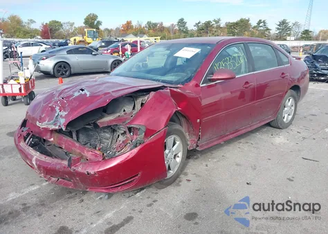 2010 Chevrolet Impala Lt from USA, damaged, VIN 2G1WB5EK0A1123162